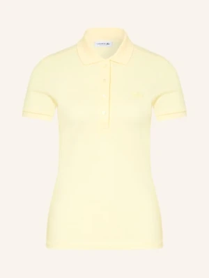 Lacoste Koszulka Polo Z Pikowanym Wzorem beige