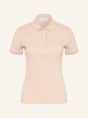 Lacoste Koszulka Polo Z Pikowanym Wzorem braun