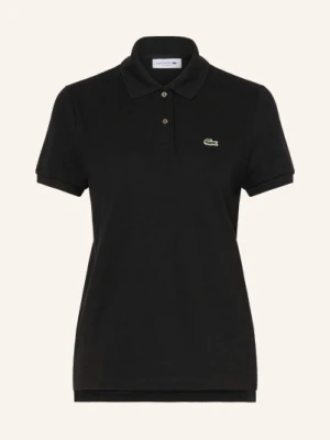 Lacoste Koszulka Polo Z Pikowanym Wzorem schwarz