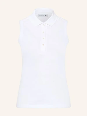 Lacoste Koszulka Polo Z Pikowanym Wzorem weiss