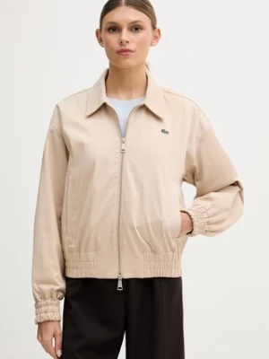 Lacoste krótka kurtka męska bawełniana z elastanem