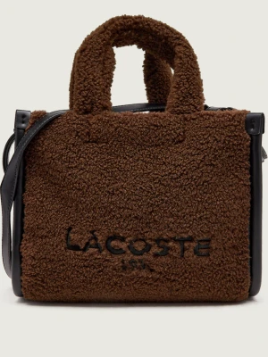 Lacoste Kuferek Heritage | shearling brązowy