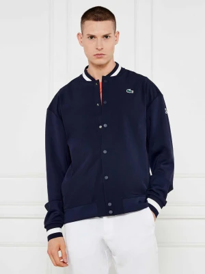 Lacoste Kurtka bomber Lacoste x Novak Djokovic | Regular Fit granatowy