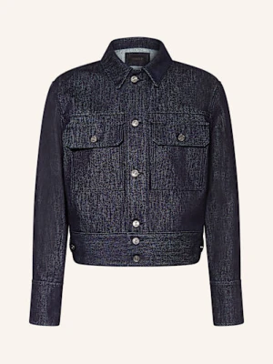 Lacoste Kurtka Jeansowa blau