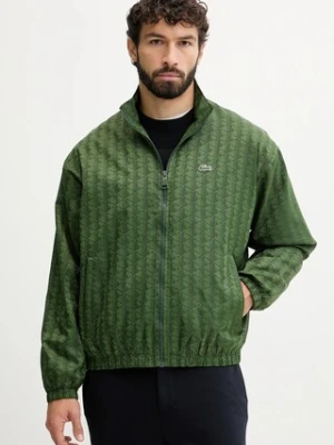 Lacoste kurtka kolor zielony przejściowa BH8902