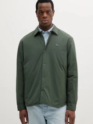 Lacoste kurtka kolor zielony przejściowa CH9134