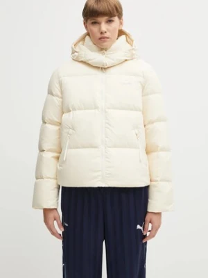Lacoste kurtka puchowa kolor beżowy zimowa BF3262