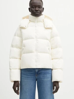 Lacoste kurtka puchowa kolor beżowy zimowa BF3262