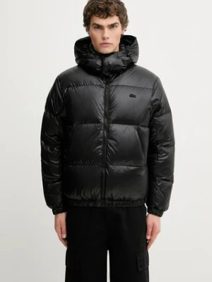 Lacoste kurtka puchowa kolor czarny zimowa BH5096