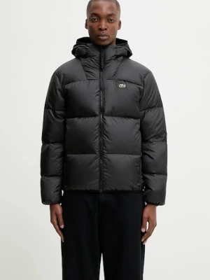 Lacoste kurtka puchowa męska kolor czarny zimowa BH2905