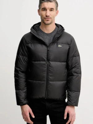 Lacoste kurtka puchowa męska kolor czarny zimowa BH2905