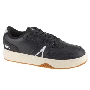 Lacoste L001 222 1 744SMA0017454, Męskie, Czarne, buty sneakers, skóra licowa, rozmiar: 44