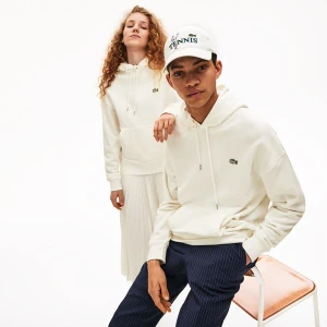Lacoste LIVE Bluza Z Kapturem Unisex Z Kieszenią Typu Kangurka