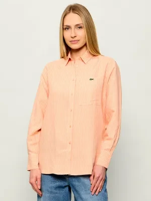 Lacoste Lniana koszula | Oversize fit