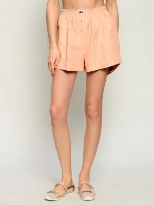 Lacoste Lniane szorty | Oversize fit