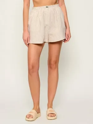 Lacoste Lniane szorty | Oversize fit