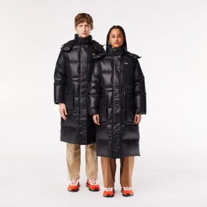 Lacoste Long Oversized Adjustable Waist Down Jacket
