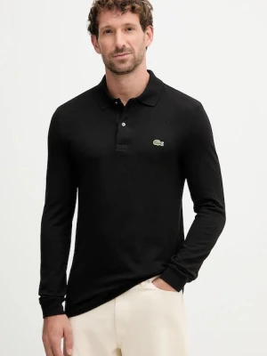 Lacoste longsleeve bawełniany kolor czarny gładki PH4013