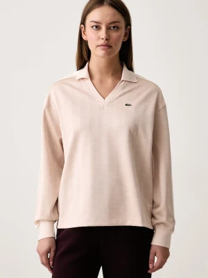 Lacoste longsleeve damski różowy