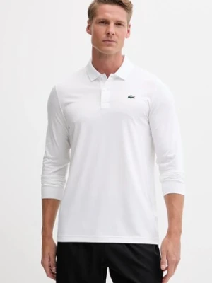 Lacoste longsleeve kolor biały gładki DH2615