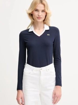 Lacoste longsleeve kolor granatowy DF7785