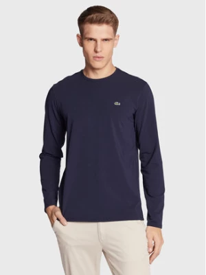 Lacoste Longsleeve TH0990 Granatowy Regular Fit