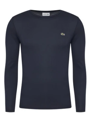 Lacoste Longsleeve TH6712 Granatowy Regular Fit
