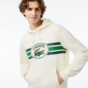 Lacoste Loose Fit Monogram Print Hoodie
