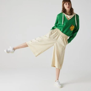 Lacoste Luźne spodnie damskie