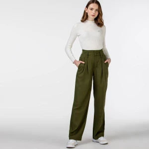 Lacoste Luźne spodnie damskie