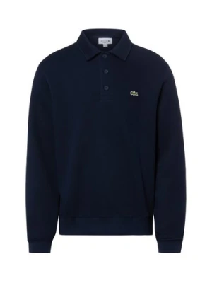 Lacoste Męska bluza polo Mężczyźni Bawełna niebieski,