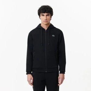 Lacoste Męska bluza z kapturem SPORT ze wstawkami z siatki