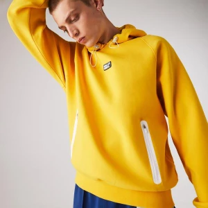Lacoste Męska Bluza Z Kapturem Z Kieszenią Na Zamek Błyskawiczny I Z Naszywką