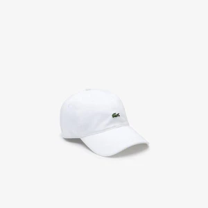 Lacoste Męska czapka bawełniana z kontrastowym paskiem i krokodylem