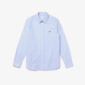 Lacoste Męska Koszula Slim Fit W Kratę Z Popeliny Bawełnianej