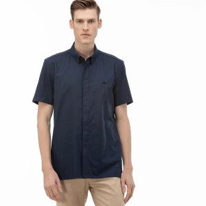 Lacoste Męska Koszula Slim Fit Z Krótkimi Rękawami