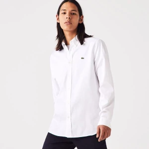 Lacoste męska koszula z bawełny klasy premium Regular Fit