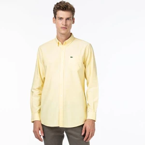 Lacoste Męska Koszula z Bawełny Oxford Regular Fit