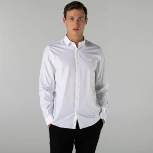 Lacoste Męska Koszula Z Elastycznej, Oddychającej Bawełny Motion