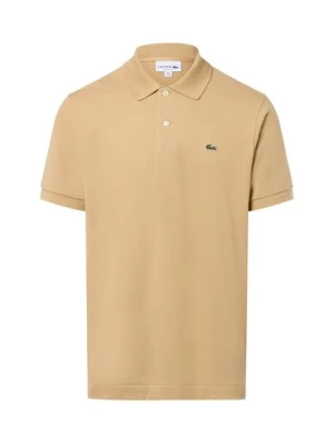 Lacoste Męska koszulka polo Mężczyźni Bawełna beżowy|brązowy jednolity,
