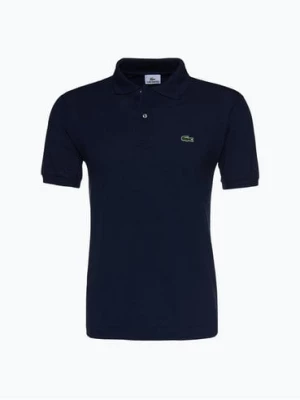 Lacoste Męska koszulka polo Mężczyźni Bawełna niebieski jednolity,