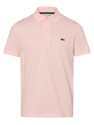 Lacoste Męska koszulka polo Mężczyźni Bawełna różowy jednolity,