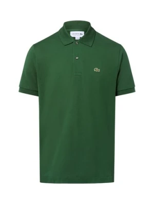 Lacoste Męska koszulka polo Mężczyźni Bawełna zielony jednolity,