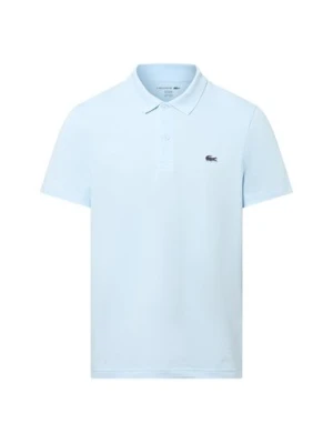Lacoste Męska koszulka polo Mężczyźni niebieski jednolity,