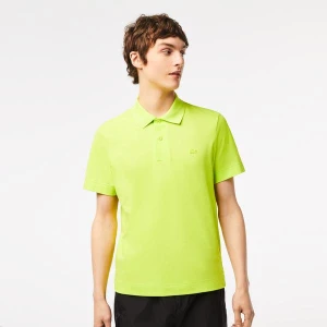 Lacoste męska koszulka polo z oddychającej piki bawełnianej Regular Fit