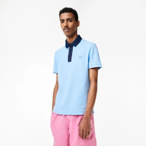 Lacoste męska koszulka polo z piki z bawełny organicznej