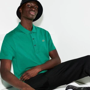 Lacoste Męska Sportowa Koszulka Polo Do Gry W Tenisa Regular Fit Z Ultralekkiej Dzianiny