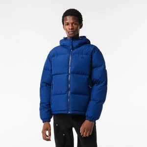 Lacoste Męska wodoodporna krótka kurtka pikowana