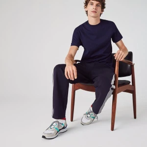 Lacoste Męski Bawełniany T-Shirt Z Okrągłym Wycięciem Pod Szyją