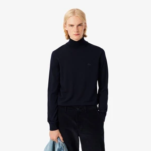 Lacoste Męski golf z wełny merino